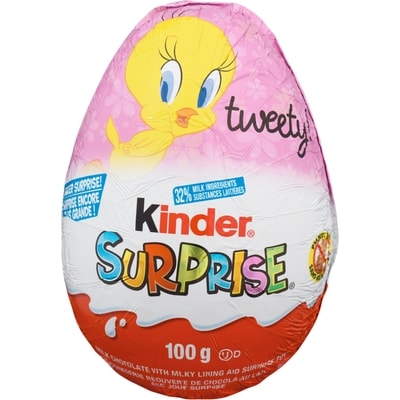 Kinder Oeuf Kinder Uovo rose avec jouet, Saint-Valentin 100 g, 8,00 $/100g