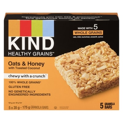 Kind Healthy Grains™ Oats & Honey with Toasted Coconut Bar 175 g, $17.11/100g