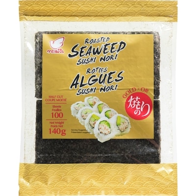 Heiwa Roasted Seaweed Sushi Nori, Gold 140 g, $10.14/100g