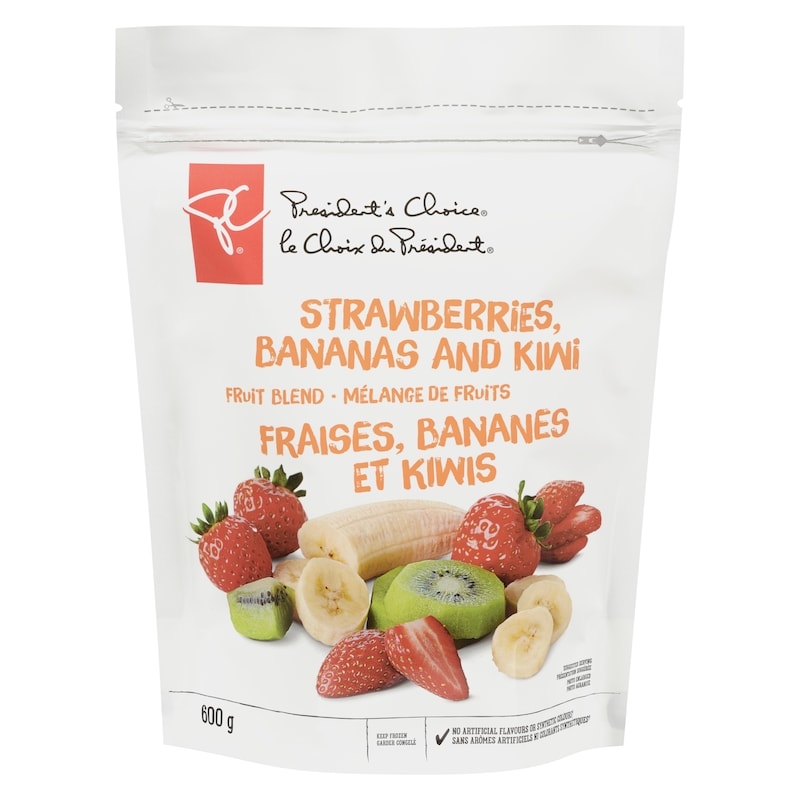 Strawberries, Bananas & Kiwi Fruit Blend
