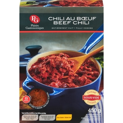 Plaisirs Gastronomiques Beef Chili 450 g, $2.11/100g