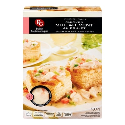 Plaisirs Gastronomiques Garniture de vol-au-vent 480 g, 1,83 $/100g