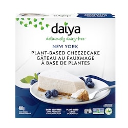 Daiya Dairy Free Gluten Free New York Plant-Based Cheesecake Dessert 400 g, $2.50/100g
