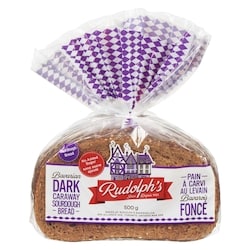 Rudolph’s Pain au carvi bavarois foncé 500 g, 0,80 $/100g