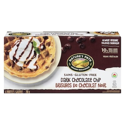 Nature's Path Gluten Free Chocolate Chip Waffle 210 g, $2.61/100g