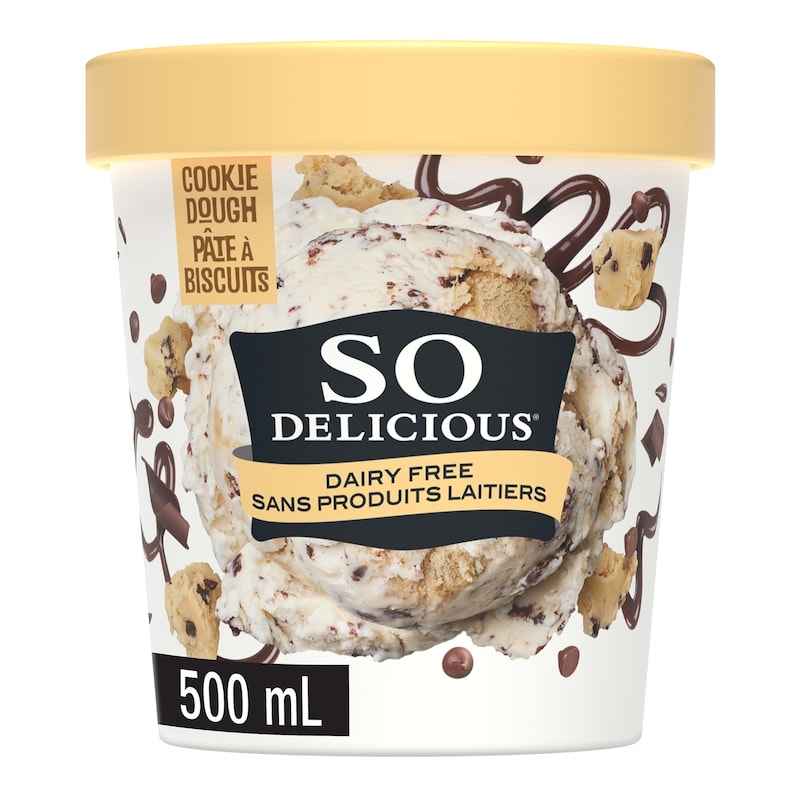 Dairy Free Coconut-Based Frozen Dessert, Cookie Dough