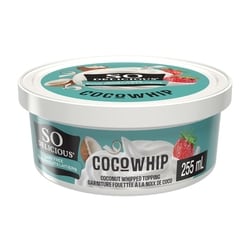 So Delicious Dairy Free Cocowhip Original Frozen Topping 266 ml, $2.93/100ml