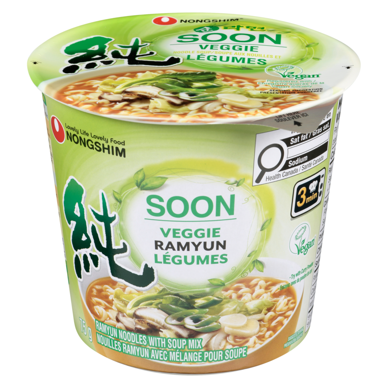Noodles ミントグリーン ジャケット S Nong Shim Soon Veggie Noodle Soup - 75 g | No Frills Online