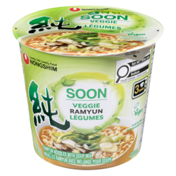 Nong Shim Soon Soupe aux Nouilles et Légumes 75 g, 2,67 $/100g