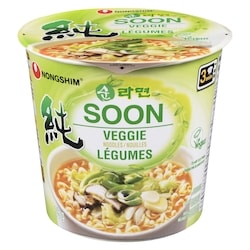 Nong Shim Soon Soupe aux Nouilles et Légumes 75 g, 2,39 $/100g