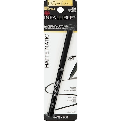 L'Oreal Paris Infallible Mechanical Eyeliner Matte 512 Ultra Black 0.3 g, $5,663.33/100g