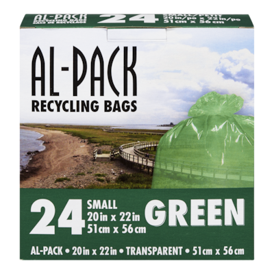 Al-Pack Green Recycle Bags 24 ea, $0.21/1ea