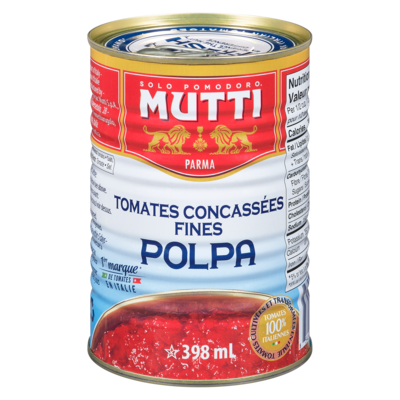 Mutti Tomates concassées Mutti 398 g, 1,00 $/100g