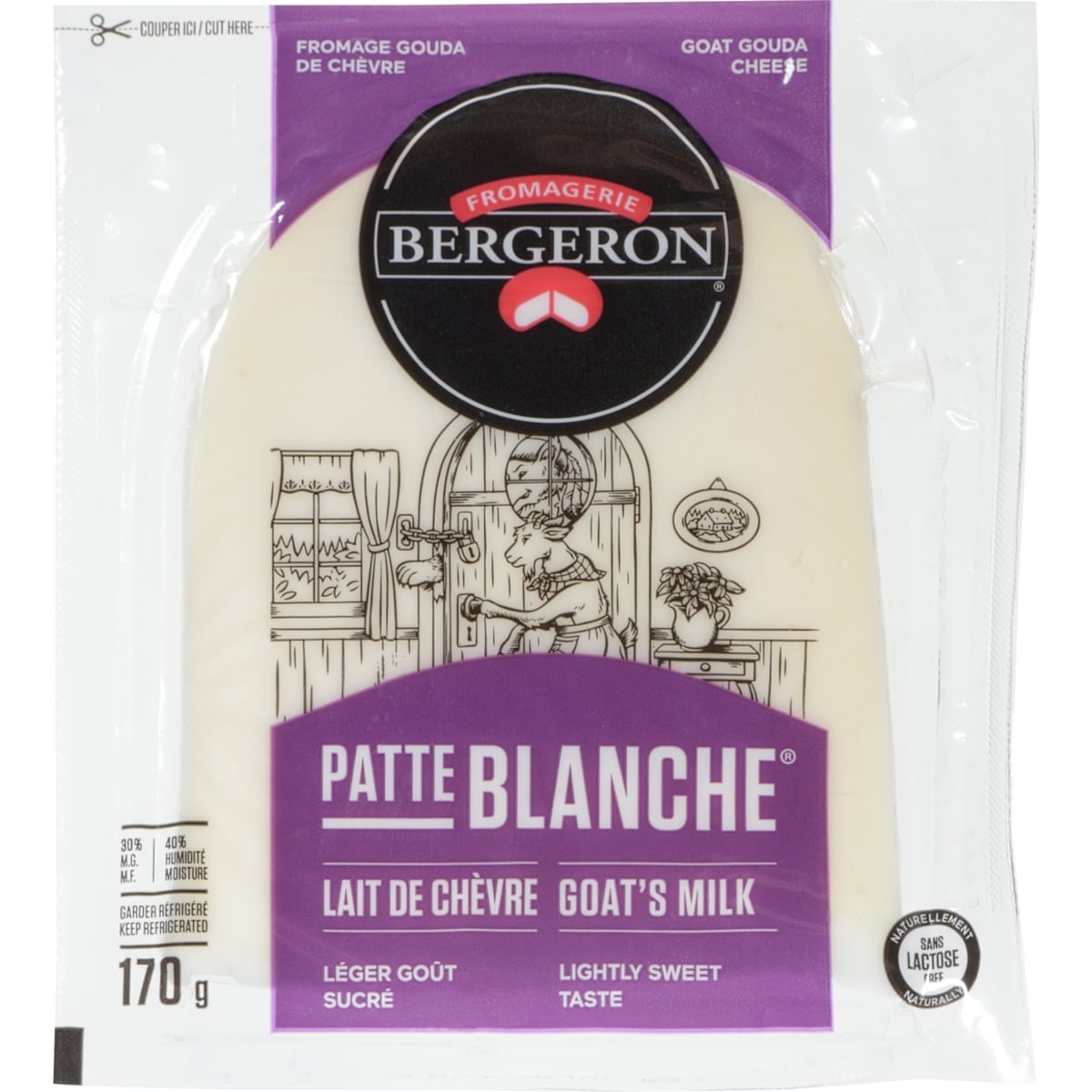 Bergeron Patte Blanche 170 g, 3,53 $/100g