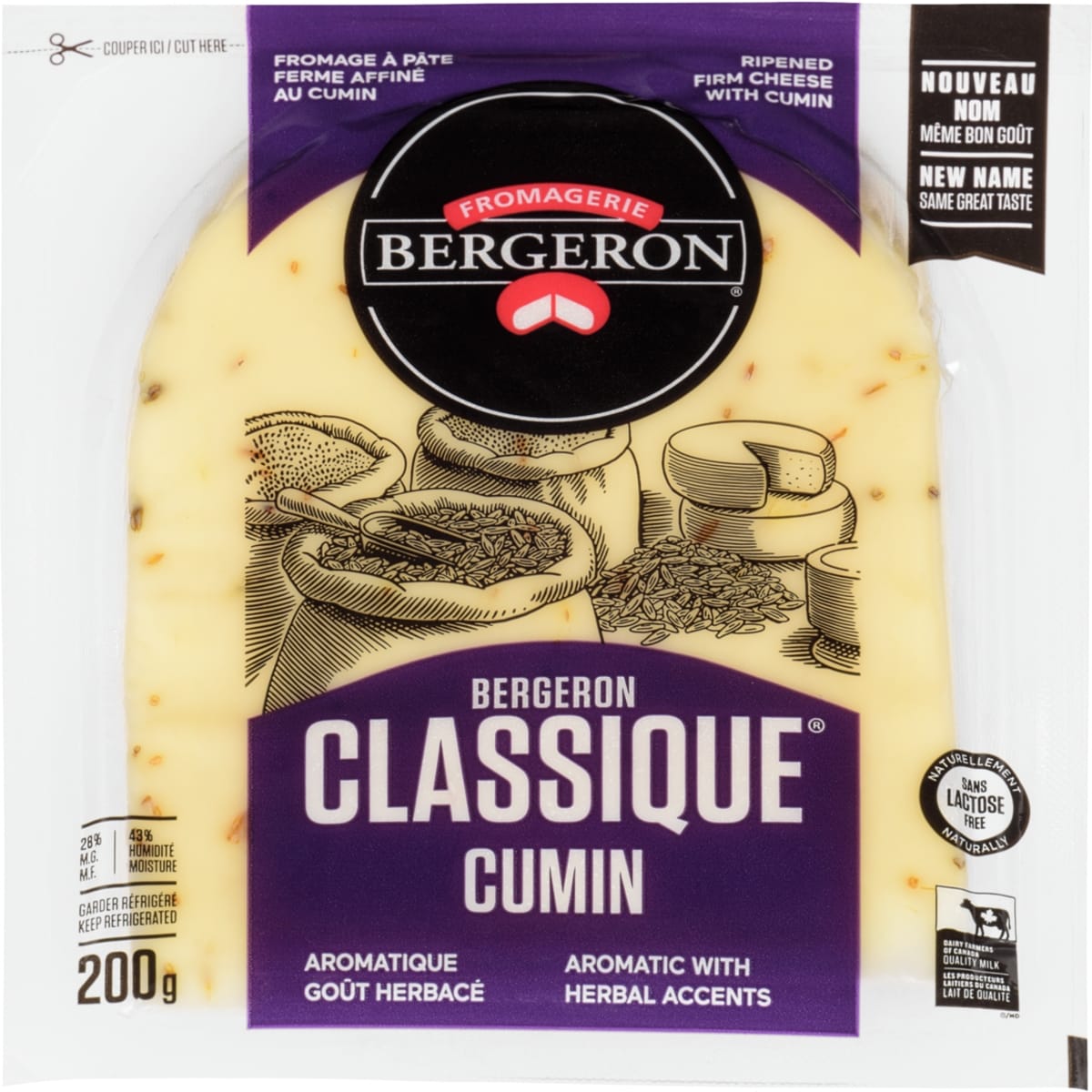Bergeron Coureur des Bois 200 g, 3,00 $/100g