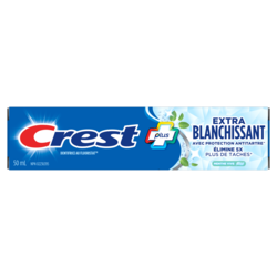 Crest Dentifrice Plus Extra blanchissant, Menthe vive 50 ml, 3,58 $/100ml