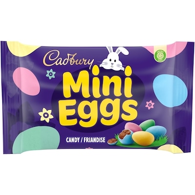 Cadbury Bonbons Mini Eggs pour Pâques, gâterie classique en bouchées qui apporte de la joie 33 g, 6,06 $/100g