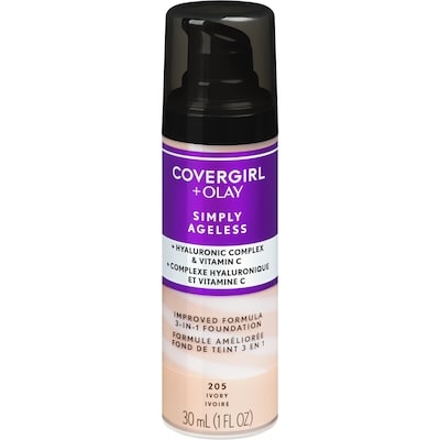 CoverGirl Fond de teint Simply Ageless 3-en-1, 205 ivoire 30 ml, 66,63 $/100ml