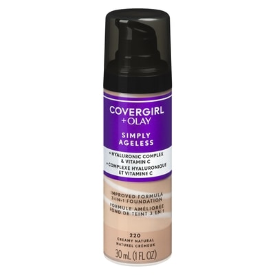 Cover Girl Simply Ageless 3-In-1 Foundation 220 Creamy Natural 30 ml, $56.63/100ml