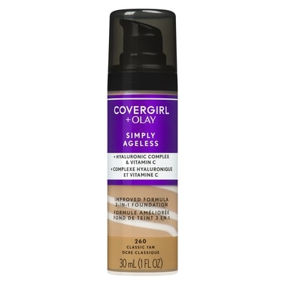 Fond de teint Simply Ageless 3-en-1, 260 bronzé naturel