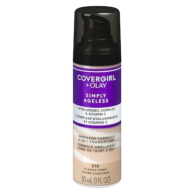 Cover Girl Simply Ageless 3-In-1 Foundation 210 Classic Ivory 30 ml, $56.63/100ml
