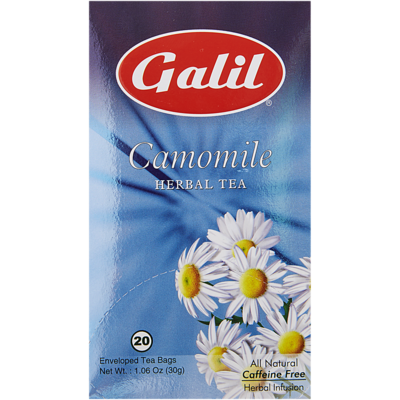 Galil Kosher Camomile Tea 20 ea, $0.30/1ea