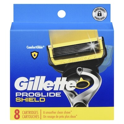 Gillette Cartouches de rechange de rasoir ProGlide Défense pour hommes, 8 cartouches de rechange de rasoir pour manche de rasoir Flex-pivot, 2x plus de lubrification, lame de précision pour hommes 8 ea, 6,62 $/1ch