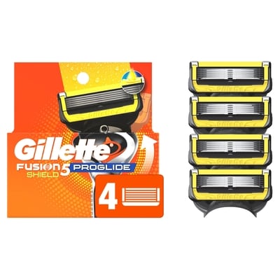 Gillette Cartouches de rechange de rasoir ProGlide Défense pour hommes, 4 cartouches de rechange de rasoir pour manche de rasoir Flex-pivot, 2x plus de lubrification, lame de précision pour hommes 4 ea, 7,75 $/1ch