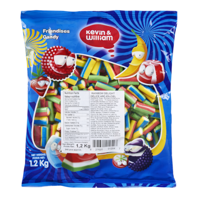 Vidal Délice arc-en-ciel 1.2 kg, 1,00 $/100g