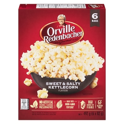Orville Microwavable Popcorn, Sweet & Salty 492 g, $0.81/100g