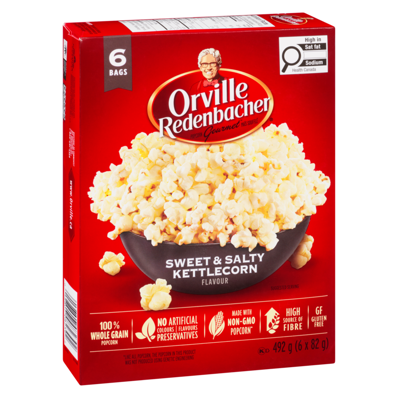 Microwavable Popcorn, Sweet & Salty