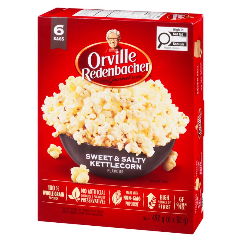 Microwavable Popcorn, Sweet & Salty