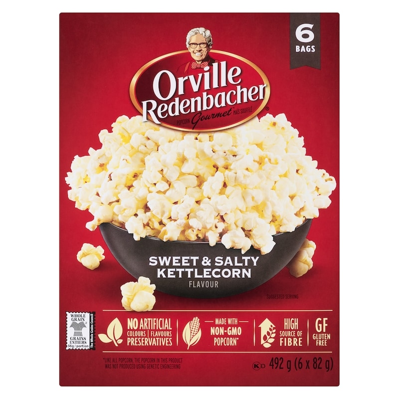 Microwavable Popcorn, Sweet & Salty