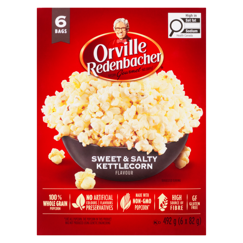 Microwavable Popcorn, Sweet & Salty