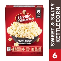 Orville Redenbacher’s Maïs soufflé, sucrée et salé 492 g, 0,81 $/100g