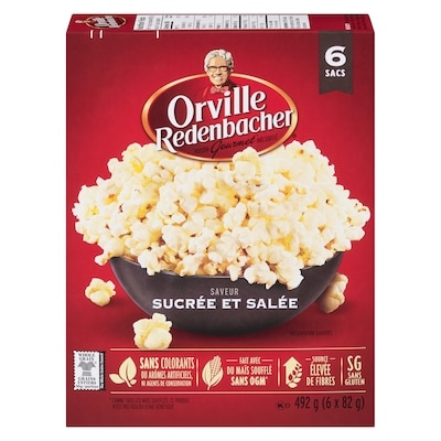 Orville Redenbacher’s Maïs soufflé au micro-ondes sucré et salé 492 g, 0,81 $/100g