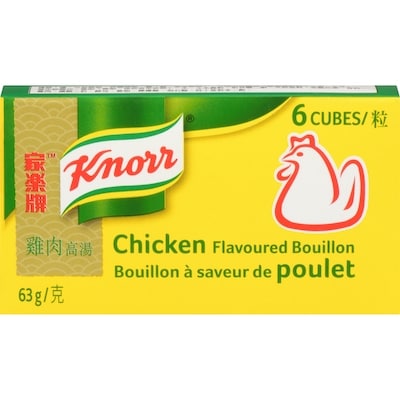 Knorr Cubes de bouillon de poulet 63 g, 4,75 $/100g