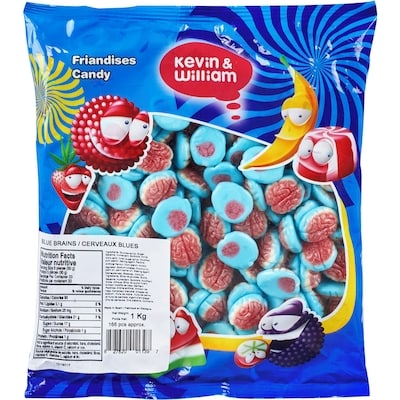 Vidal Blue Brains Candy 1 kg, $0.90/100g