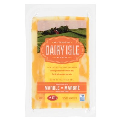 ADL Fromage cheddar marbré 270 g, 2,40 $/100g