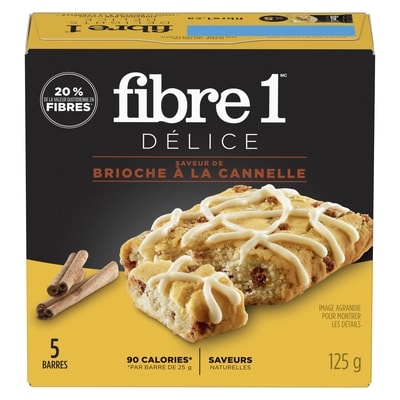 Barres tendres cuites brioche à la cannelle