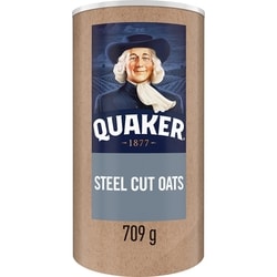Quaker Instant Oatmeal, Steel Cut 709 g, $0.81/100g