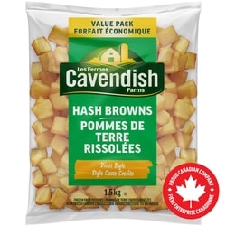 CAVENDISH FARMS Value Pack Diner Style Hash Browns 1.5 kg, $0.53/100g