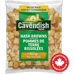 Les Fermes Cavendish Pommes de terre rissolées style casse-croûte format économique  1.5 kg, 0,67 $/100g
