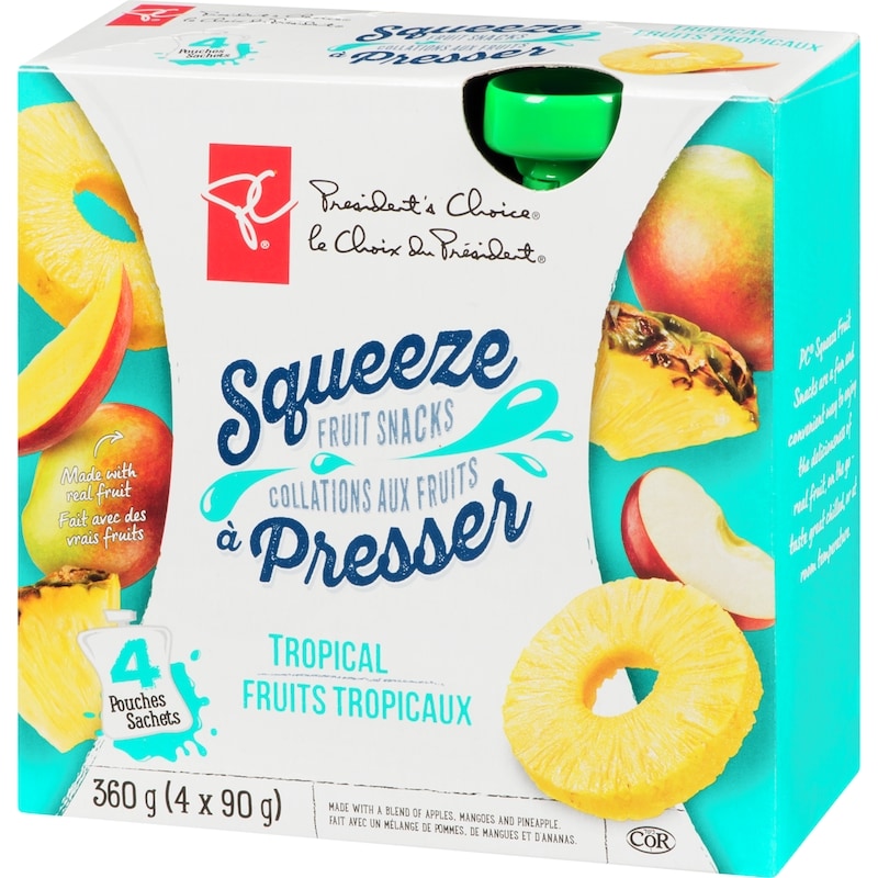 Tropical Fruits Squeeze Fruit Snacks