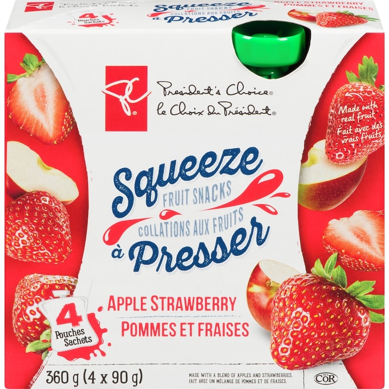 Apple Strawberry Squeeze Fruit Snacks