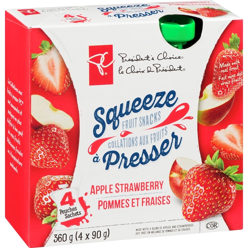 Apple Strawberry Squeeze Fruit Snacks