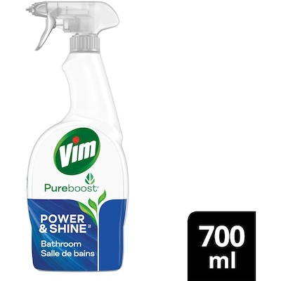 Vim Power And Shine Spray Cleaner removes limescale and soap scum Bathroom 700 ml, $0.78/100ml