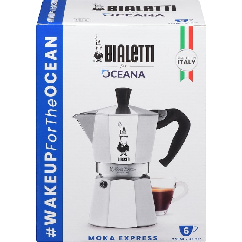 6-Cup Stovetop Moka Express® Maker