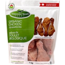Yorkshire Valley Farms Organic Frozen Chicken Drumsticks 1 kg, $2.00/100g