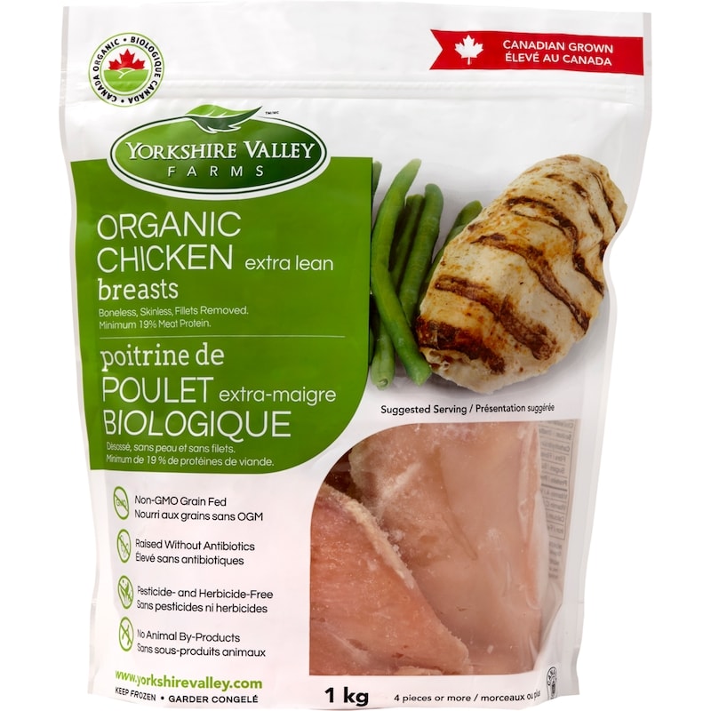 Frozen Seasoned Chicken Breasts Organic Extra Lean